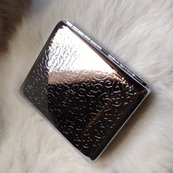 Silver cloud card cigarettes case - Picture 7 of 7